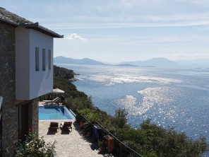 7 Bedroom Beachfront Villa in Greece with Pool & Panoramic Views near Pelion, Mainland Greece